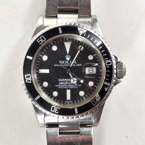 A Rolex Submariner Oyster Perpetual Gentlemans Wristwatch