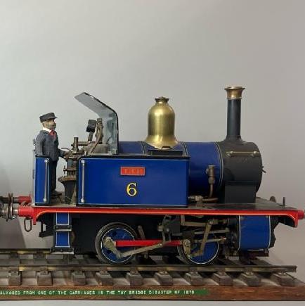 Model Railway Interest - A Scratch Built 3 1/2 Gauge Steam Powered Tank Engine "Titch" and Tender Built in 1981 by R. Holdstock