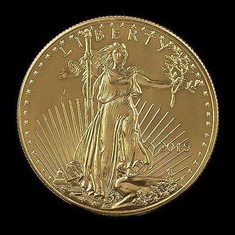 USA 50 Dollar Gold Liberty 1oz Fine Gold Coin