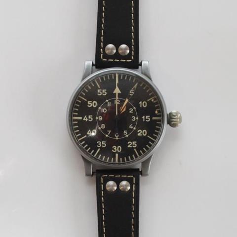 Luftwaffe Oversized Pilots Wristwatch, WWII Period. B-Uhr by Stowa