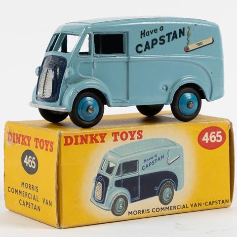 A Rare Factory Colour Trial Dinky Toys Morris Commercial Van, 'Capstan' (465)