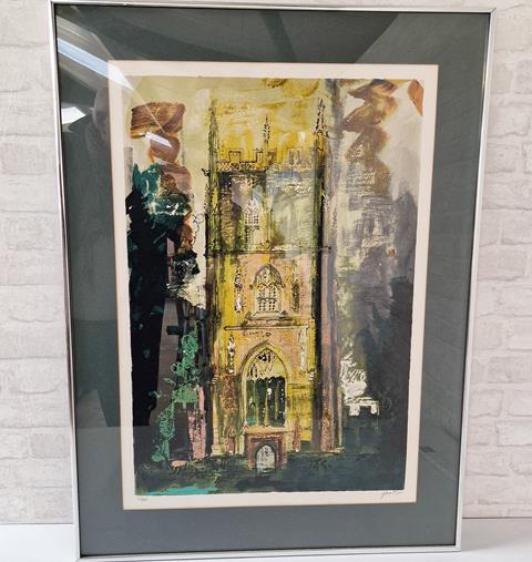 Original Screenprint by John Piper (1903-1992). Numbered 61/100 and signed by Artist in Pencil.