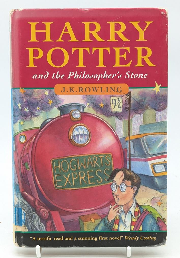 J.K ROWLING, Harry Potter and the Philosopher's Stone, FIRST EDITION, FIRST ISSUE, hardback