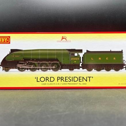 Hornby R3985 Class P2 2-8-2 2003 "Lord President" in LNER Green With Streamlined Body