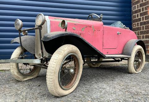 Lines Bros Vauxhall Pedal Car.