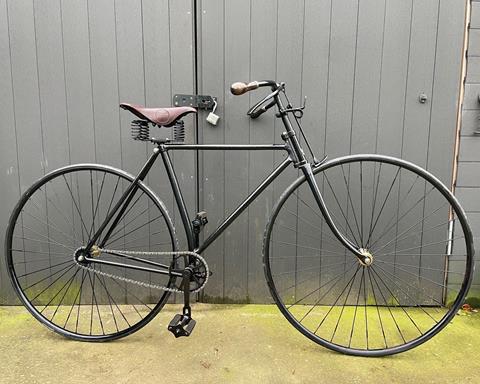 c1900 Diamond Safety Bicycle - manufacturer unknown