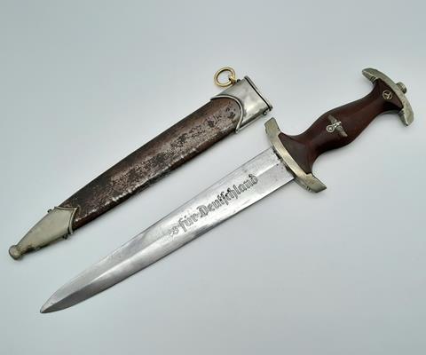 An Early WWII Third Reich SA dagger by Maker Carl Wusthof