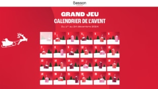 Jeu Calendrier de l’Avent Besson : 66 lots à gagner