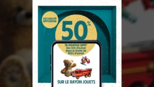 Un coupon Intermarché offre 50% de remise fidélité sur les jouets