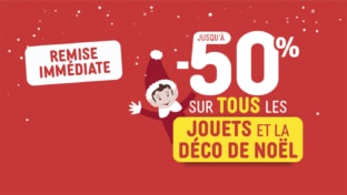 GiFi : Jusqu’à 50% de réduction sur les jouets et la déco de Noël