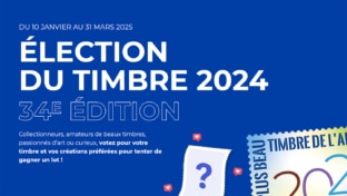 Élection du Timbre 2024 La Poste : Jeu avec 100 lots à gagner