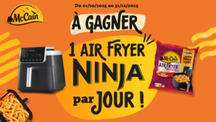 Jeu McCain : Un Air Fryer Ninja par jour à gagner (soit 92 au total)