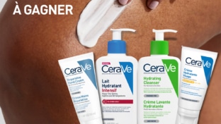 Jeu CeraVe : 40 routines de 4 soins hydratants à gagner