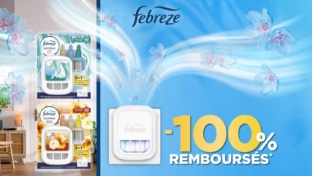 Diffuseurs électriques Febreze gratuits car 100% remboursés
