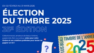 Élection du Timbre 2025 La Poste : Jeu avec 100 lots à gagner