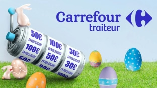 Jeu Carrefour Traiteur Pâques 2026 : Jusqu’à 100€ en bons à gagner