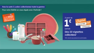 Vignette Leclerc Chefclub : Des ustensiles de cuisine dès 1€