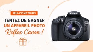 Jeu Marie Claire : Un superbe appareil photo Reflex Canon à gagner