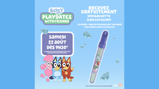 Baguette à bulles Bluey gratuite dans les magasins Smyths Toys