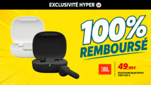 Hyper U : Écouteurs JBL Vibe Flex 2 gratuits car 100% remboursés