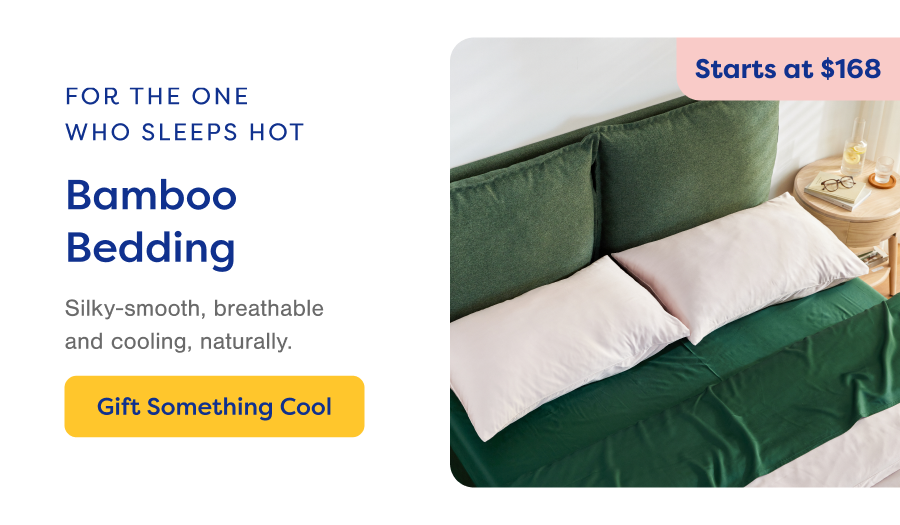For the one who sleeps hot. Gift Something Cool.