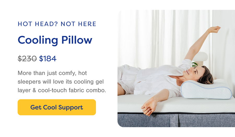Hot Head? Not Here. Cooling Pillow