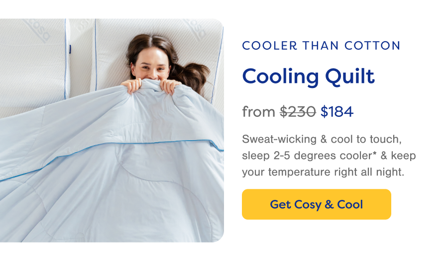 Cooler than Cotton. Cooling Quilt