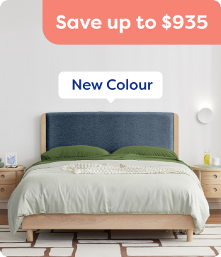 Shop Haven Bed Frame. New Ash/Indigo. Save up to $935