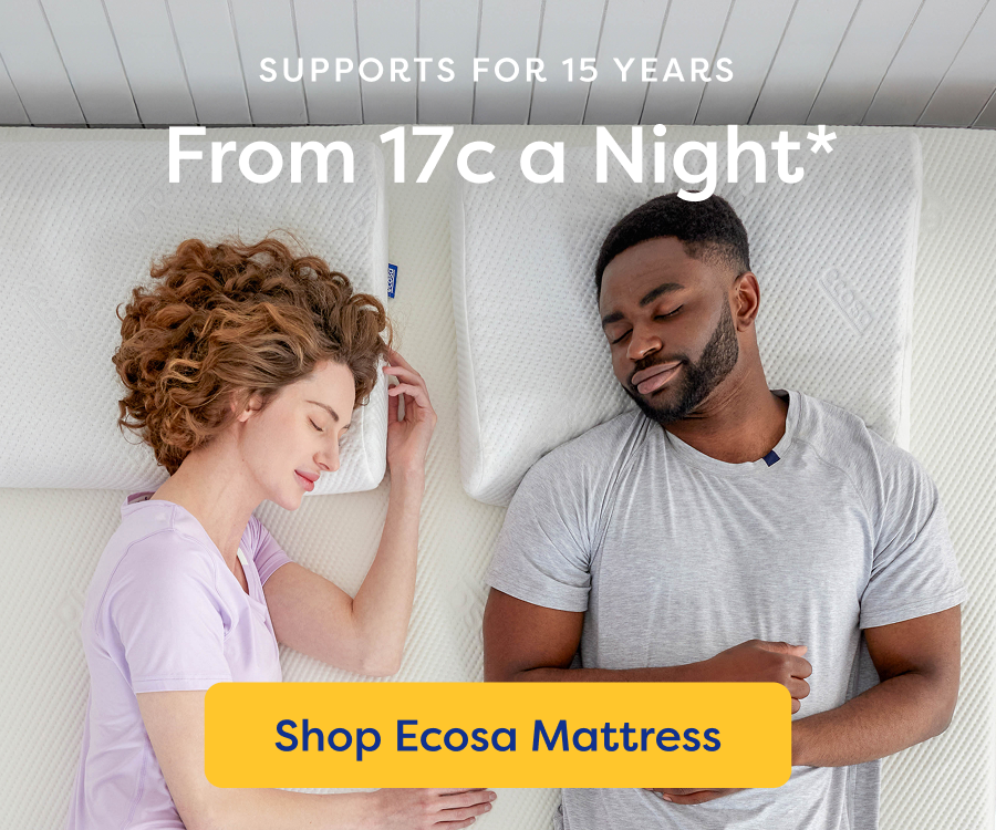 Supports for 15 Years. From 17c a Night * Shop Ecosa Mattress