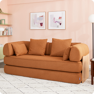 Nimble Sofa Bed - Burnt Orange