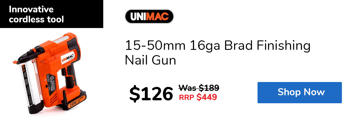 15-50mm 16ga Brad Finishing Nail Gun