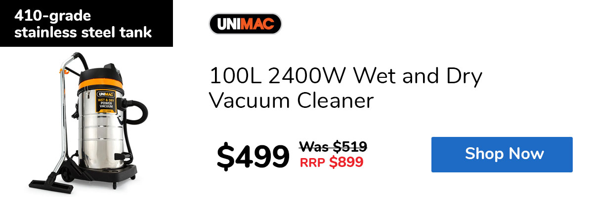 100L 2400W Wet and Dry Vacuum Cleaner