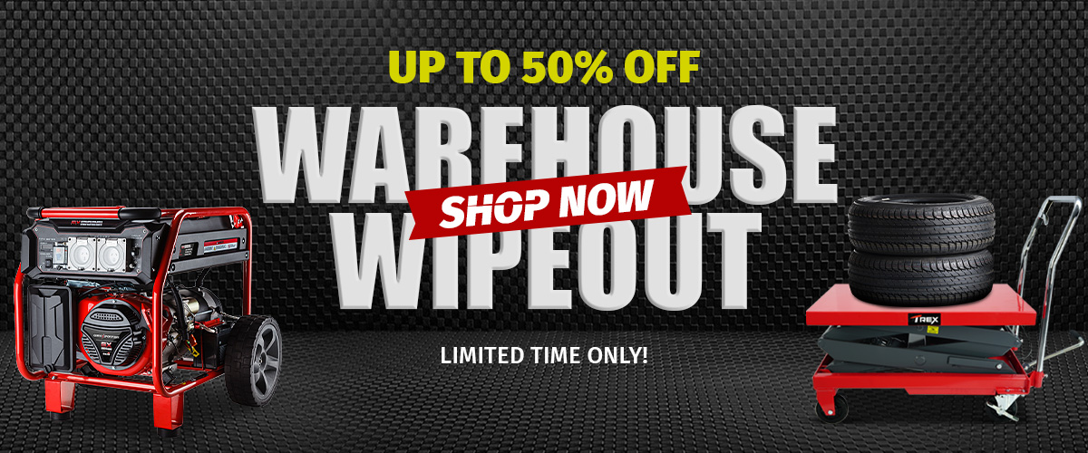 Warehouse Wipeout Sale!