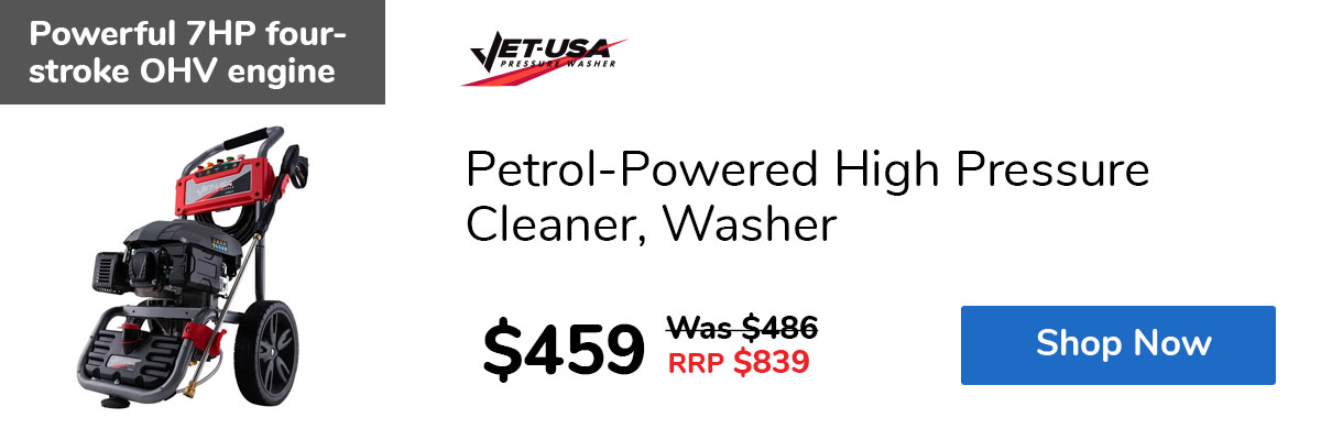 Petrol-Powered High Pressure Cleaner, Washer