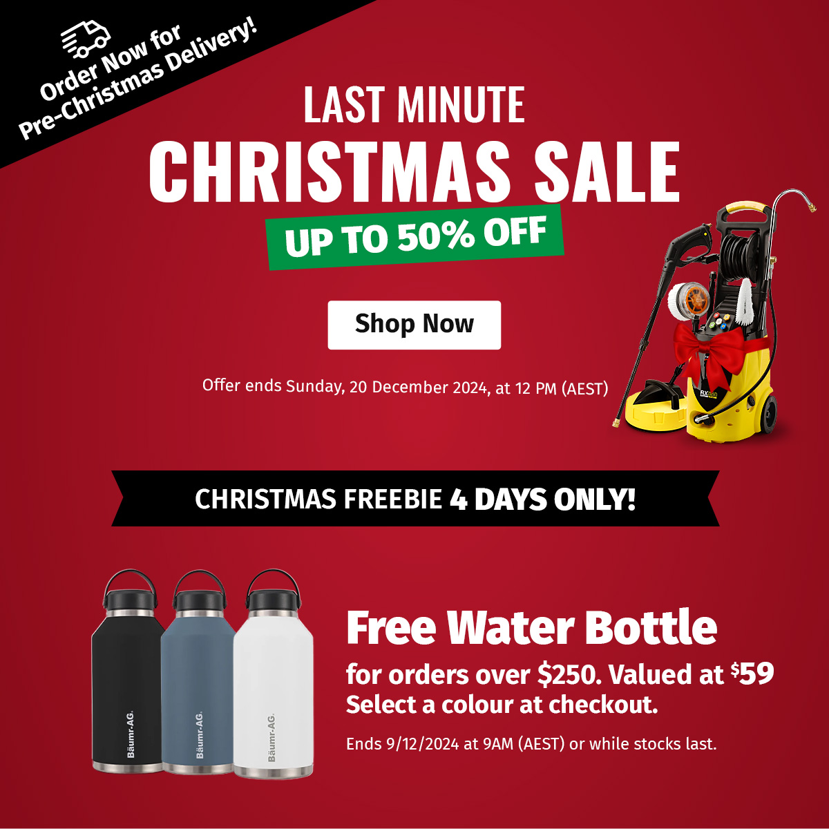 Last Minute Christmas Sale