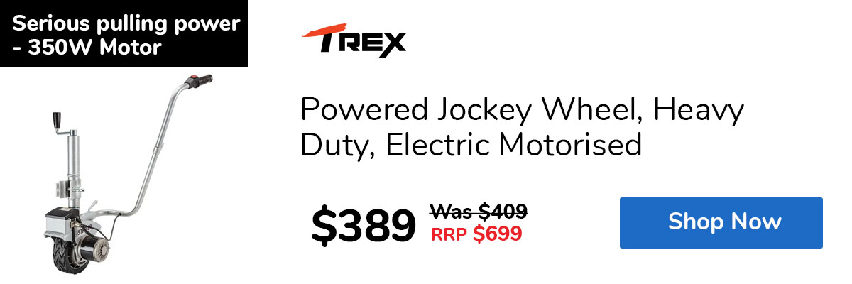 Powered Jockey Wheel, Heavy Duty, Electric Motorised