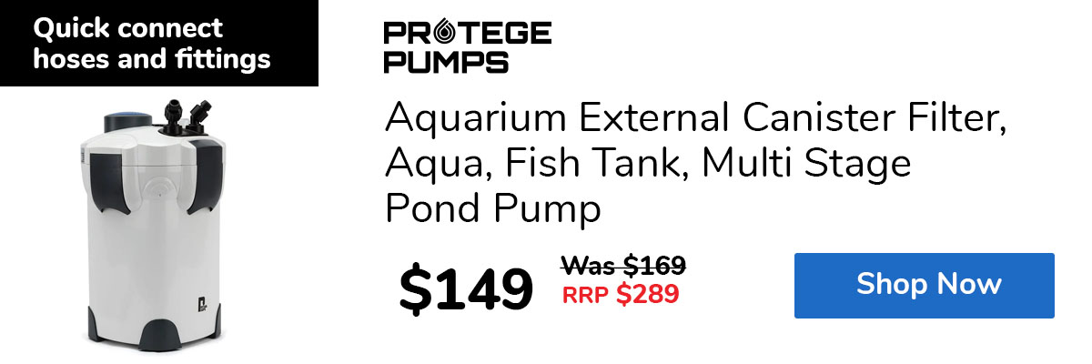  Aquarium External Canister Filter, Aqua, Fish Tank, Multi Stage Pond Pump