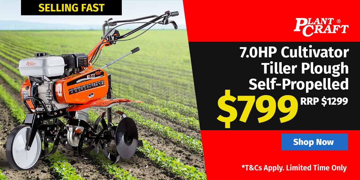 7.0HP Cultivator Tiller Plough Self-Propelled Rotary Rototiller