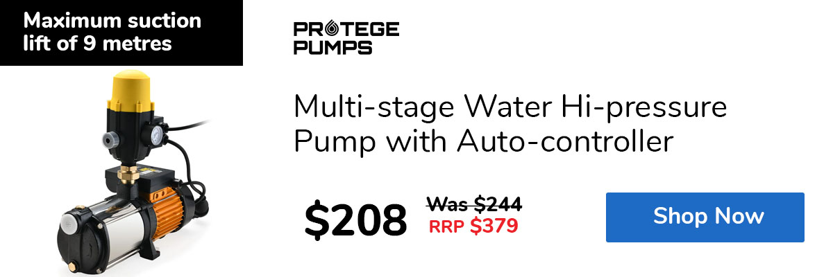 Multi-stage Water Hi-pressure Pump with Auto-controller