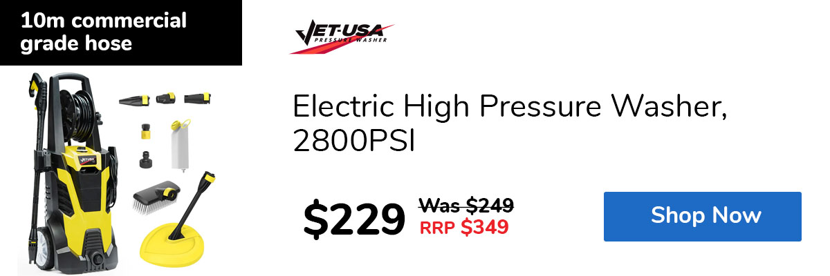 Electric High Pressure Washer, 2800PSI