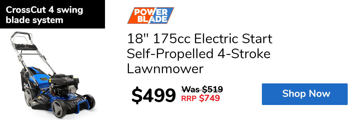 18" 175cc Electric Start Self-Propelled 4-Stroke Lawnmower