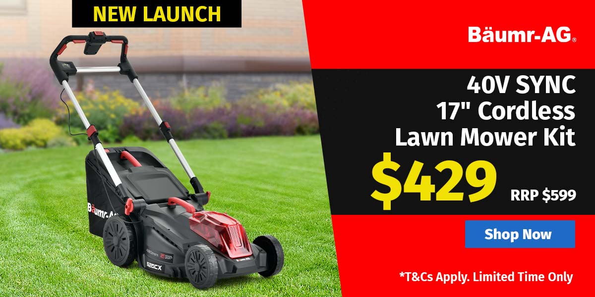 40V SYNC 17" Cordless Lawn Mower Kit