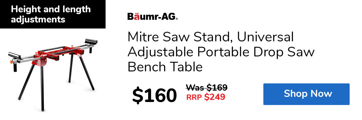 Mitre Saw Stand, Universal Adjustable Portable Drop Saw Bench Table