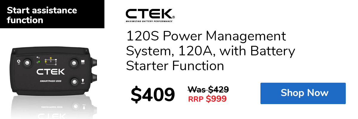 120S Power Management System, 120A, with Battery Starter Function