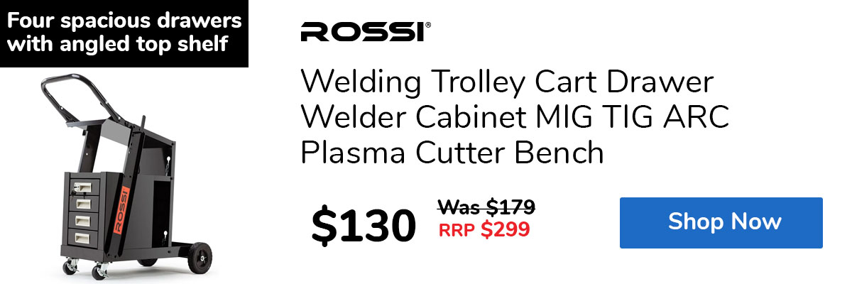 Welding Trolley Cart Drawer Welder Cabinet MIG TIG ARC Plasma Cutter Bench