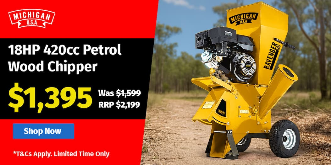 18HP 420cc Petrol Wood Chipper