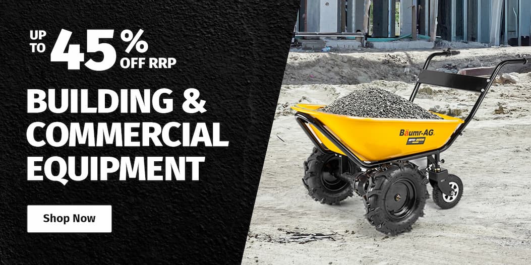 BUILDING & COMMERCIAL EQUIPMENT UP TO 45% OFF RRP