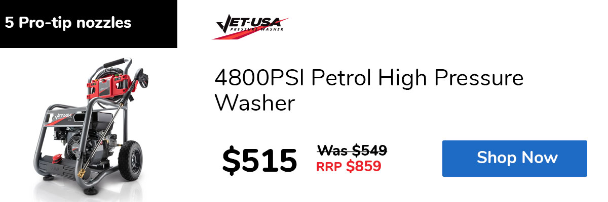 4800PSI Petrol High Pressure Washer