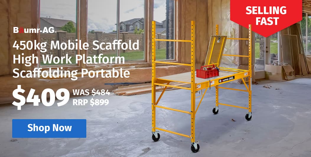 Baumr-AG 450kg Mobile Scaffold High Work Platform Scaffolding Portable