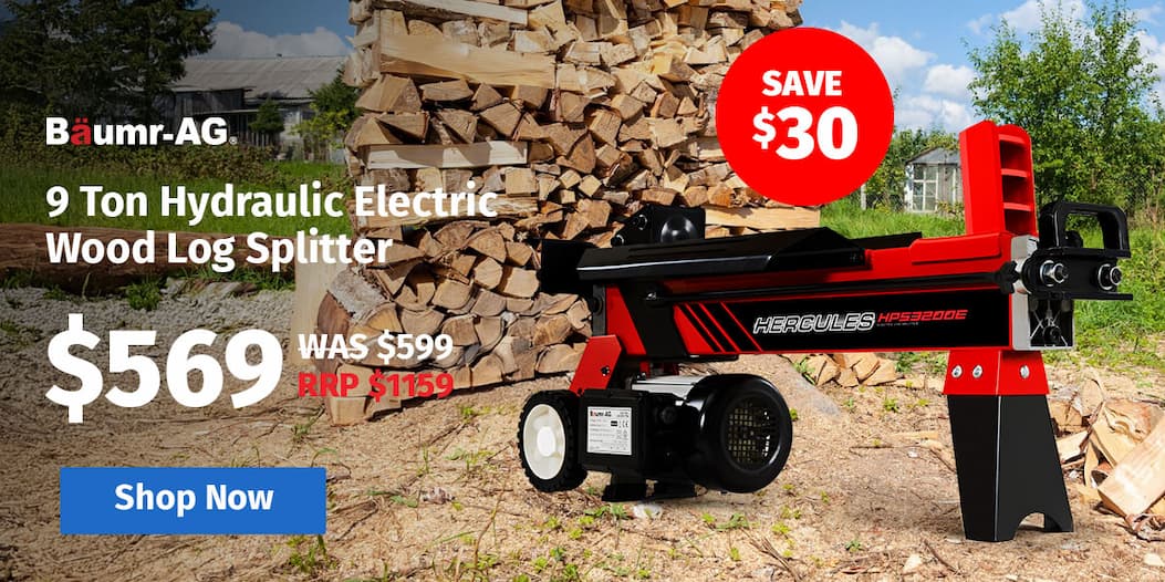 BAUMR-AG 9 Ton Hydraulic Electric Wood Log Splitter
